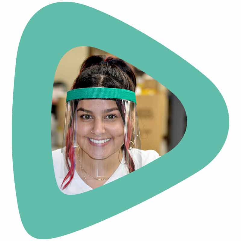 Faceshield Teal Original